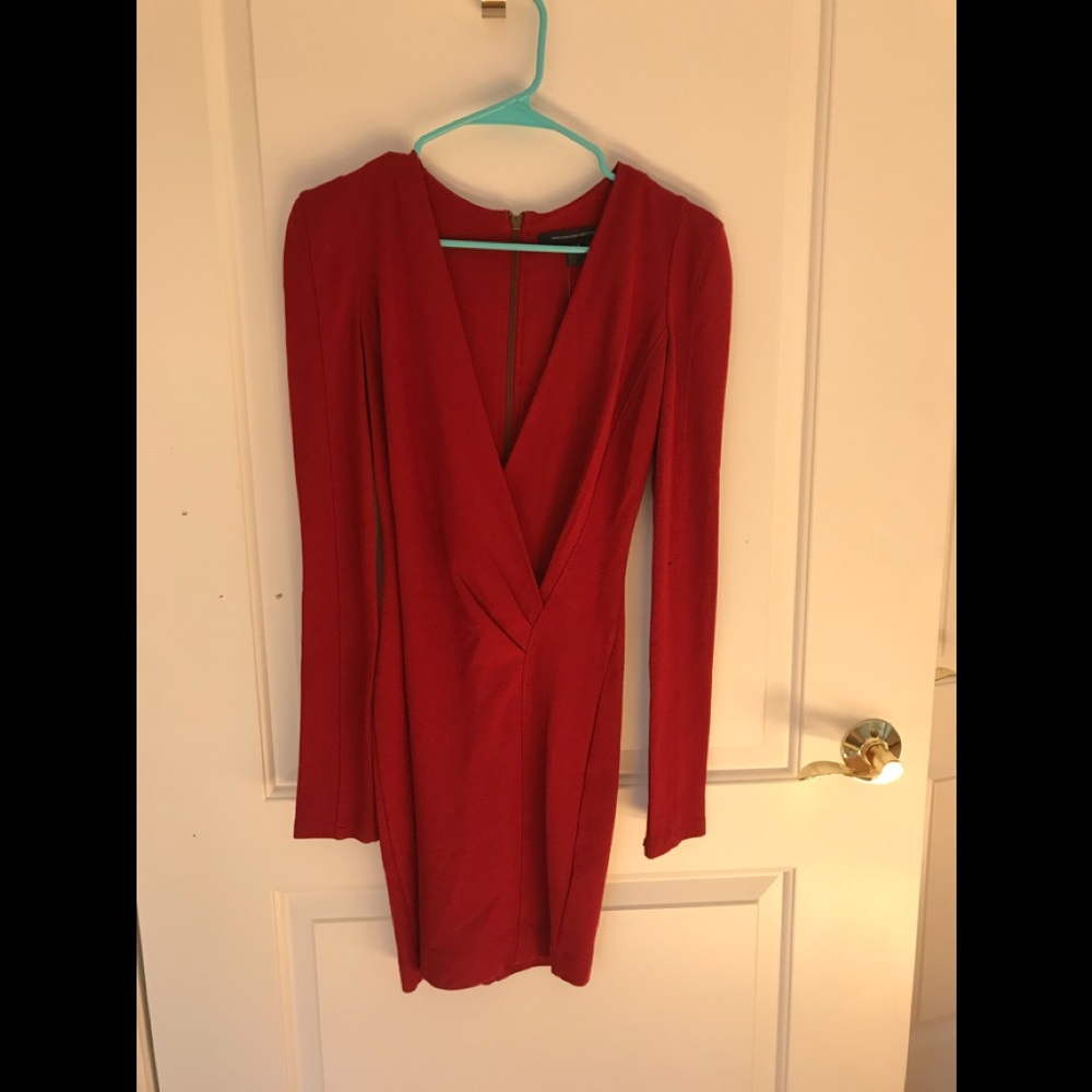 French connection red dress